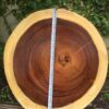 bàn tròn gỗ me tây nguyên tấm đưuòng kính 60cm dày 5cm bàn tròn gỗ me tây nguyên tấm đưuòng kính 60cm dày 5cm