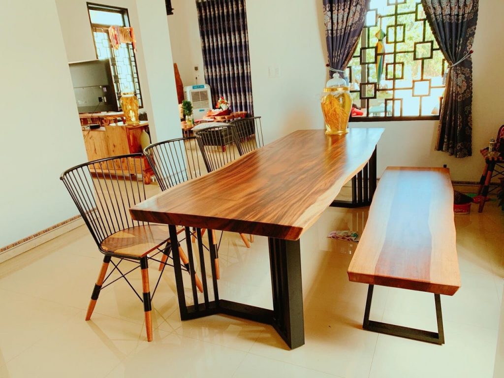 Dấu hiệu nhận biết bàn gỗ nguyên tấm kém chất lượng