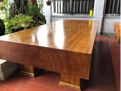 Phản gỗ nguyên tấm tự nhiên mua ở đâu