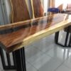 Bàn ăn Gỗ Me Tây Nguyên Tấm chân bán lục