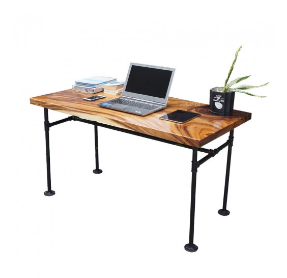 Bàn làm việc ProDesk gỗ me tây chân ống nước