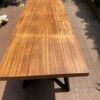 bàn ăn gỗ gõ đỏ nguyên tấm b492ed7133a18ea