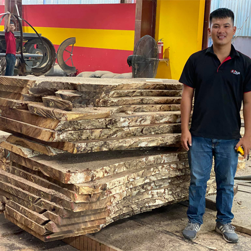 Bàn Gỗ Nguyên Tấm Gỗ Thô Mua Ở Đâu ?
