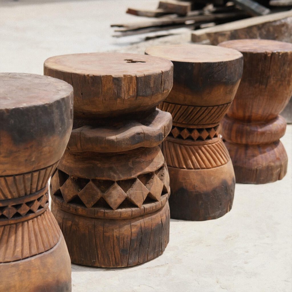 Đôn Gỗ Nguyên Khối Là gì ? Cách Bố Trí Đôn Gỗ Tự Nhiên Trong Nhà Đẹp Nhất.