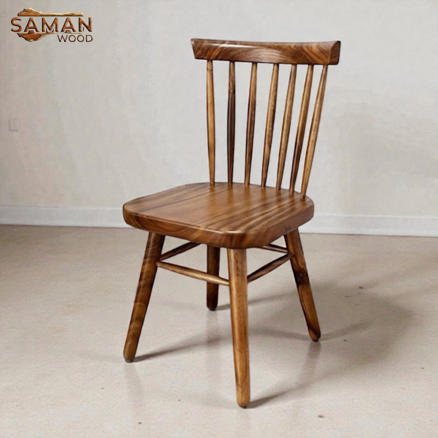 Ghế 7 Nan Gỗ Me Tây