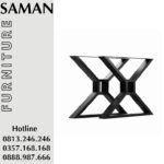 Chân Sắt Hộp Hình Xoàn