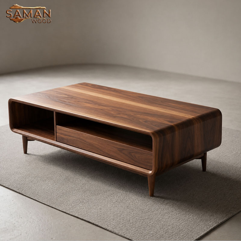 Bàn Sofa Phòng Khách Gỗ Tự Nhiên Me Tây Hiện Đại (Mã SF2)