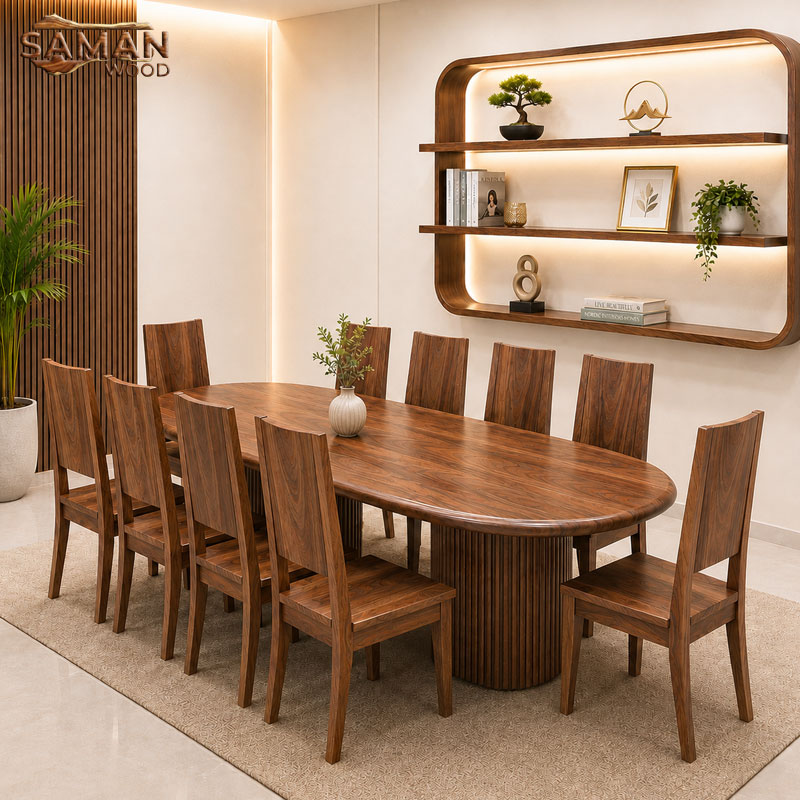 Kích Thước Bàn Ăn 10 Người Bao Nhiêu Hợp Lý ?